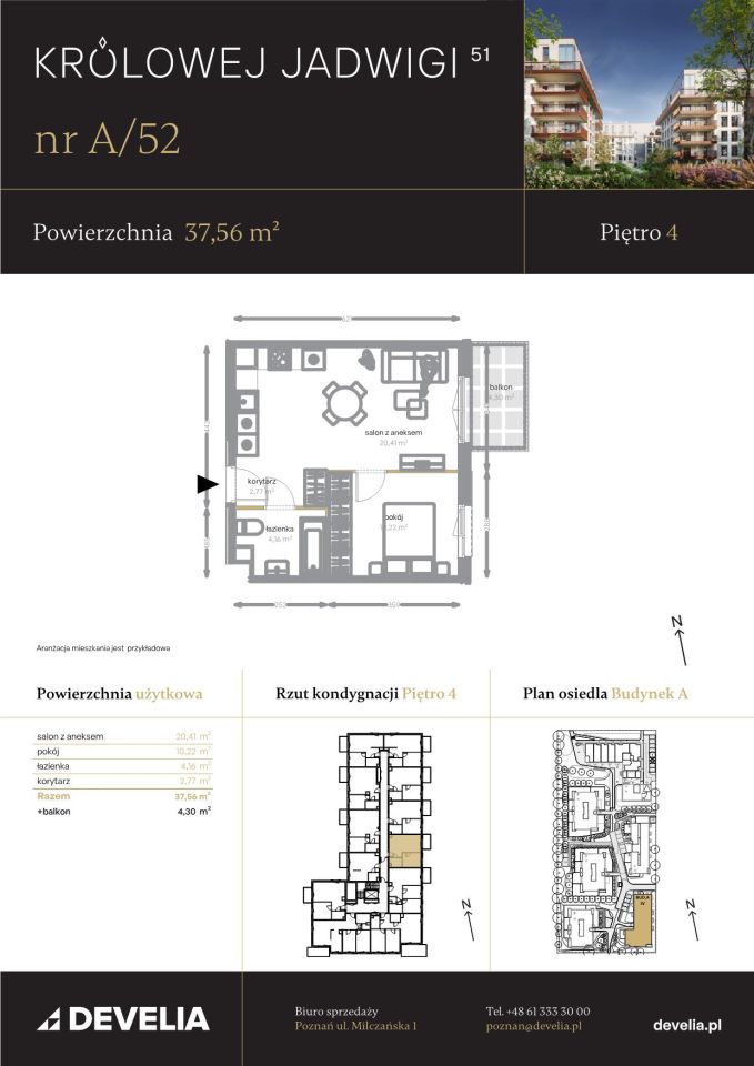 Mieszkanie 2-pokojowe Poznań, ul. Królowej Jadwigi. Zdjęcie 7