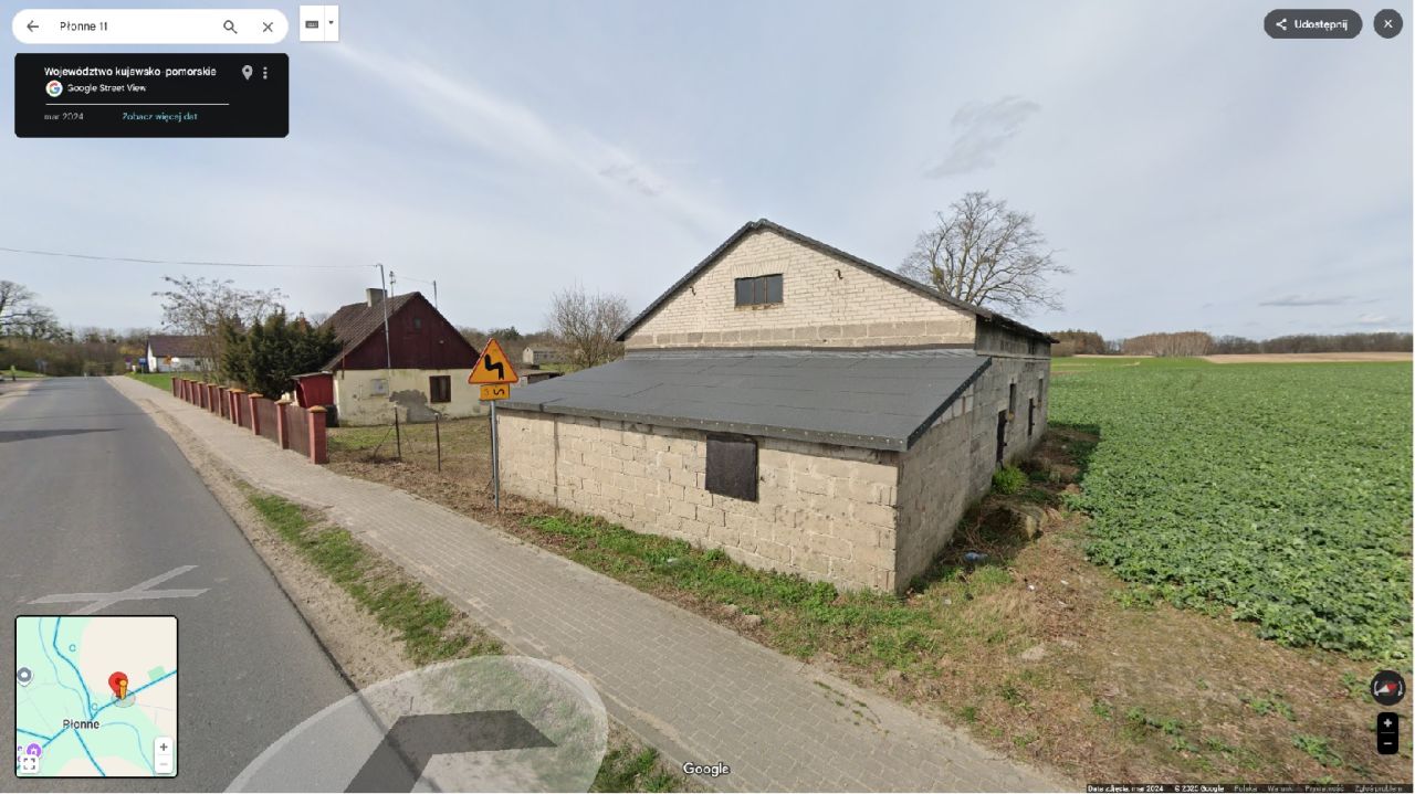 Działka rolno-budowlana Płonne. Zdjęcie 3