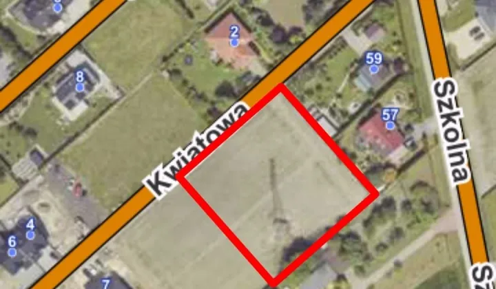 Działka budowlana Chudów