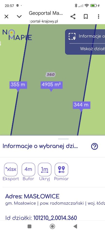 Działka leśna Masłowice. Zdjęcie 2