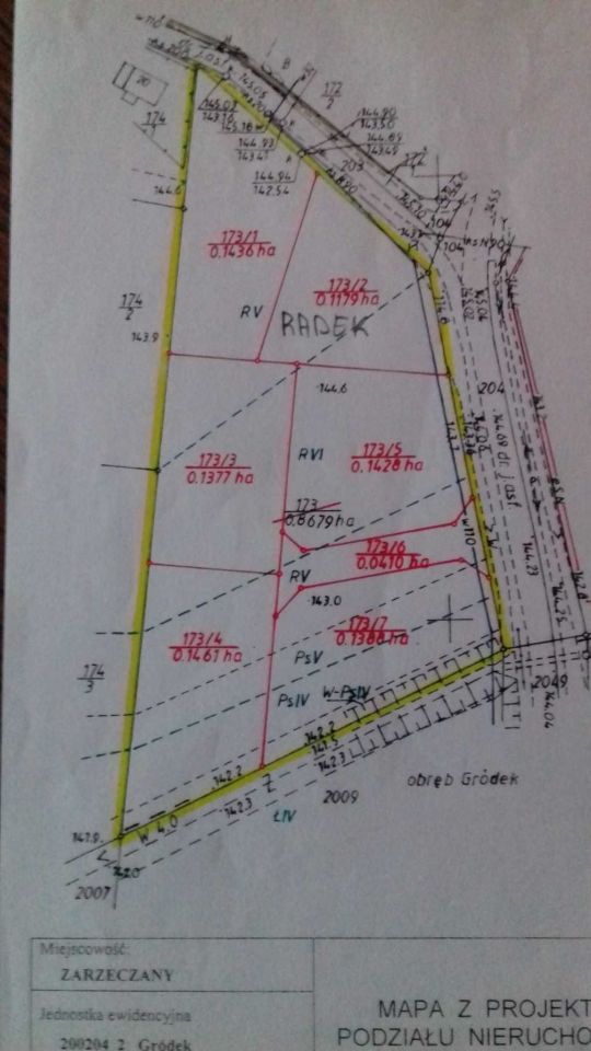 Działka budowlana Zarzeczany. Zdjęcie 3
