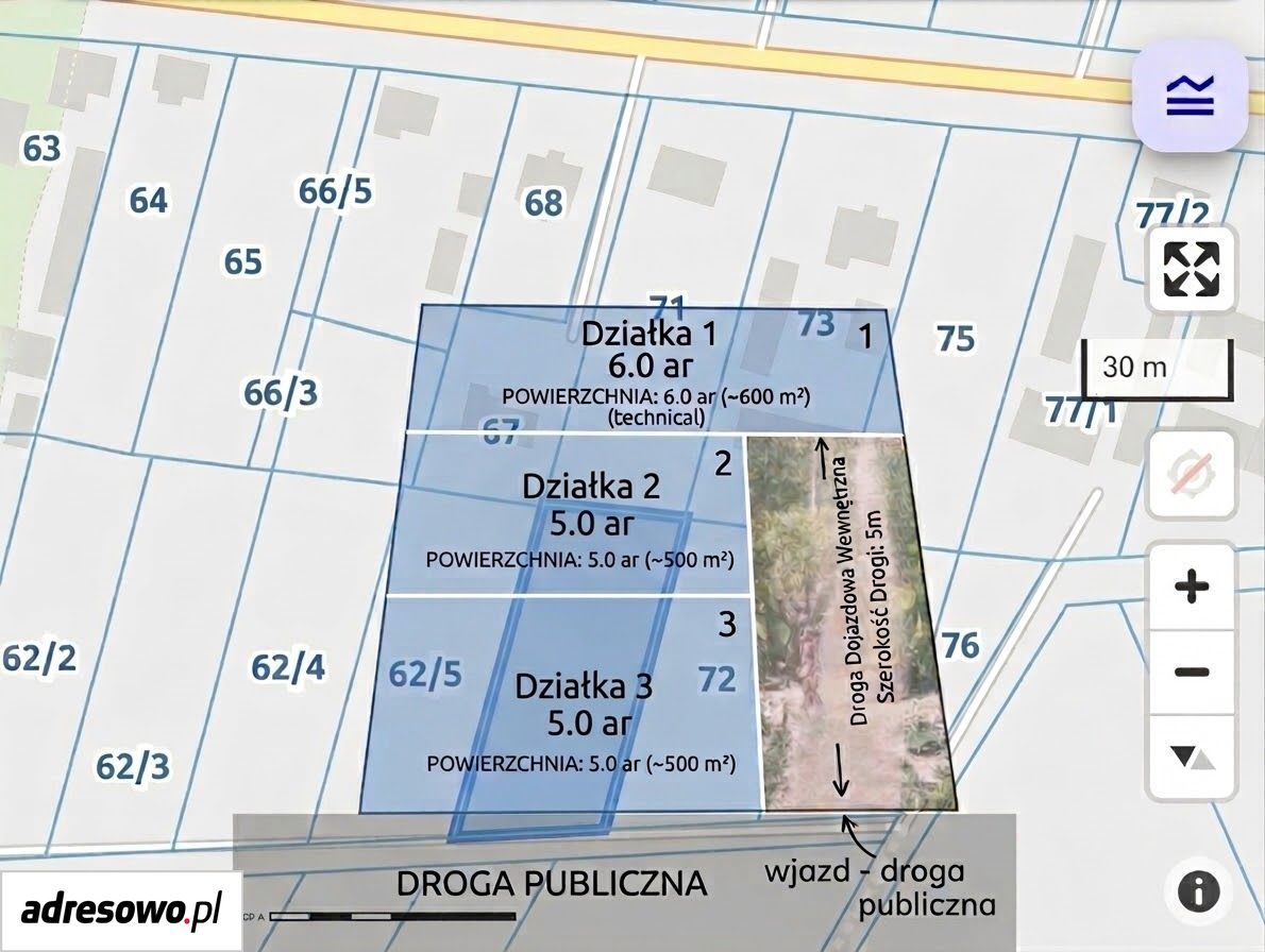 Działka siedliskowa Krasne. Zdjęcie 2