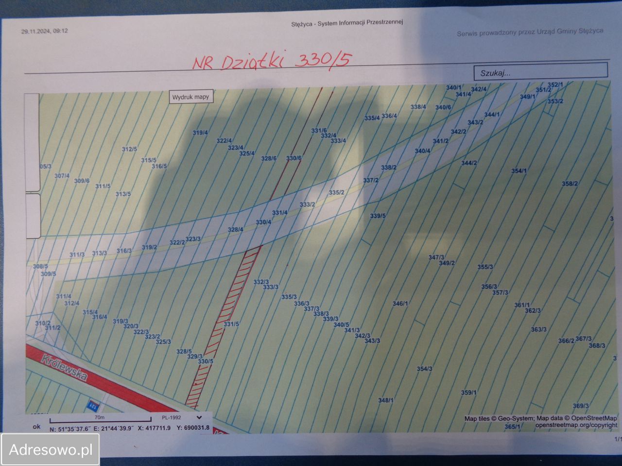 Działka budowlana Stężyca, ul. Królewska. Zdjęcie 5
