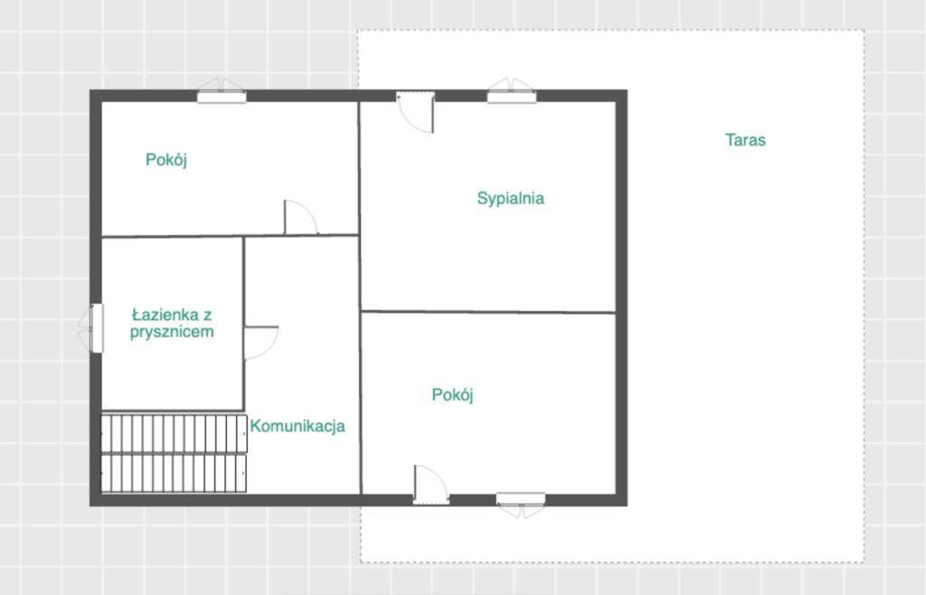 dom wolnostojący, 4 pokoje Rzeszów, ul. Łowiecka. Zdjęcie 22