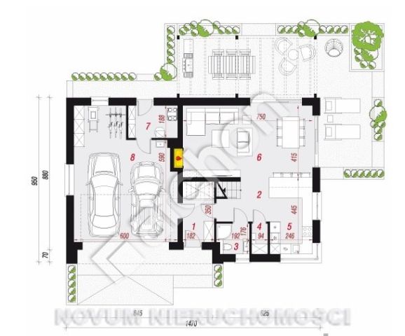 dom wolnostojący, 4 pokoje Nowe Chechło. Zdjęcie 3