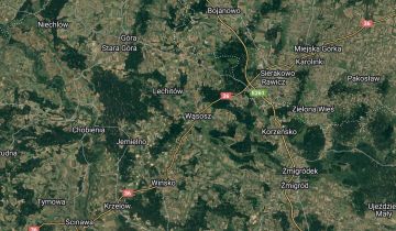 Działka inwestycyjna Wąsosz