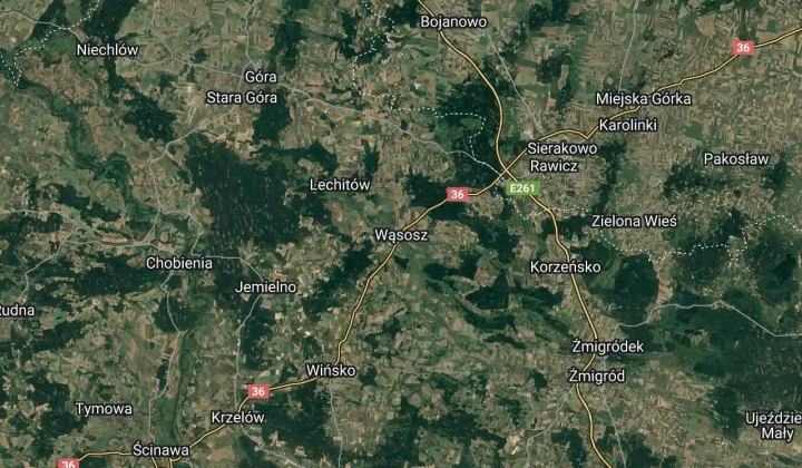 Działka inwestycyjna Wąsosz