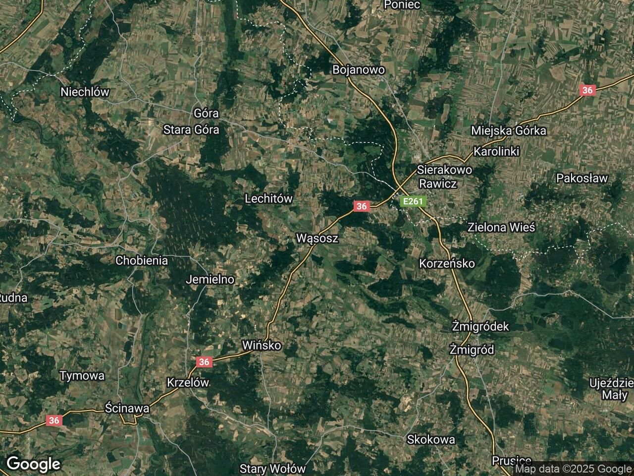 Działka inwestycyjna Wąsosz