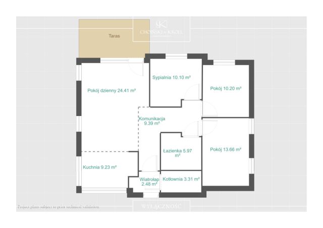 dom wolnostojący, 4 pokoje Szydłowo, ul. Owocowa. Zdjęcie 20