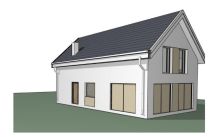 dom wolnostojący, 5 pokoi Chraboły