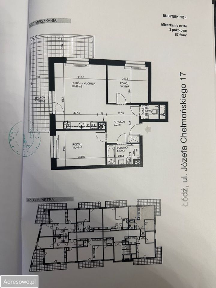 Mieszkanie 3-pokojowe Łódź Górna, ul. Józefa Chełmońskiego. Zdjęcie 20