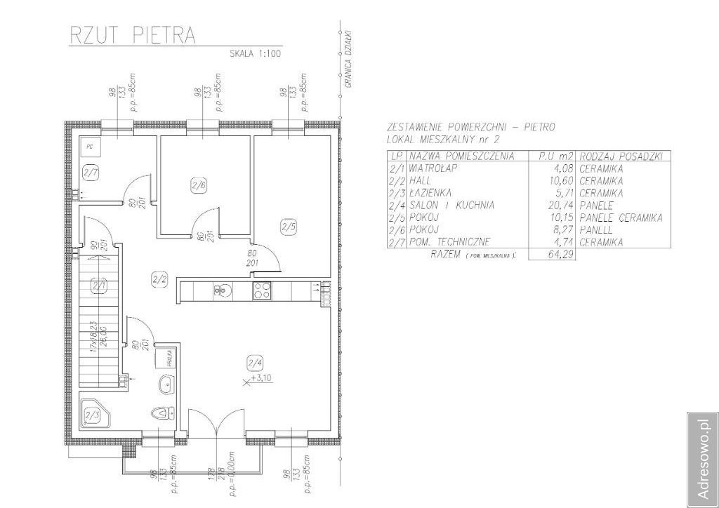 bliźniak, 3 pokoje Bielsko, ul. Prusimska. Zdjęcie 5