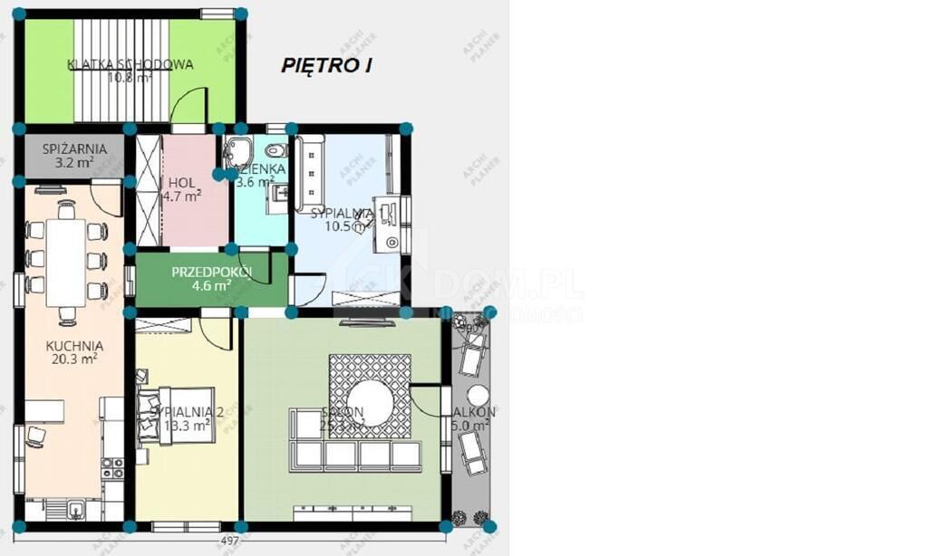 dom wolnostojący, 10 pokoi Kielce. Zdjęcie 17