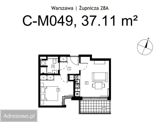 Mieszkanie 2-pokojowe Warszawa Praga-Południe, ul. Żupnicza. Zdjęcie 6