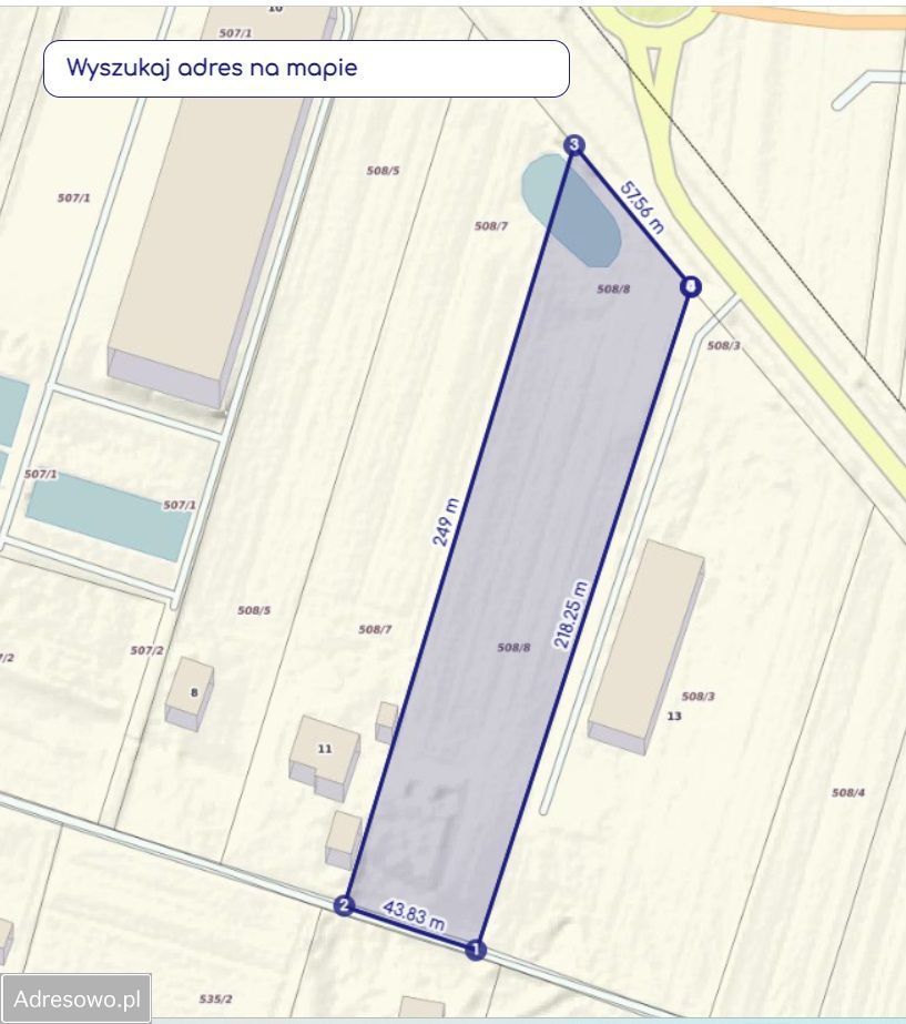 Działka inwestycyjna Ryki, ul. Warszawska. Zdjęcie 2