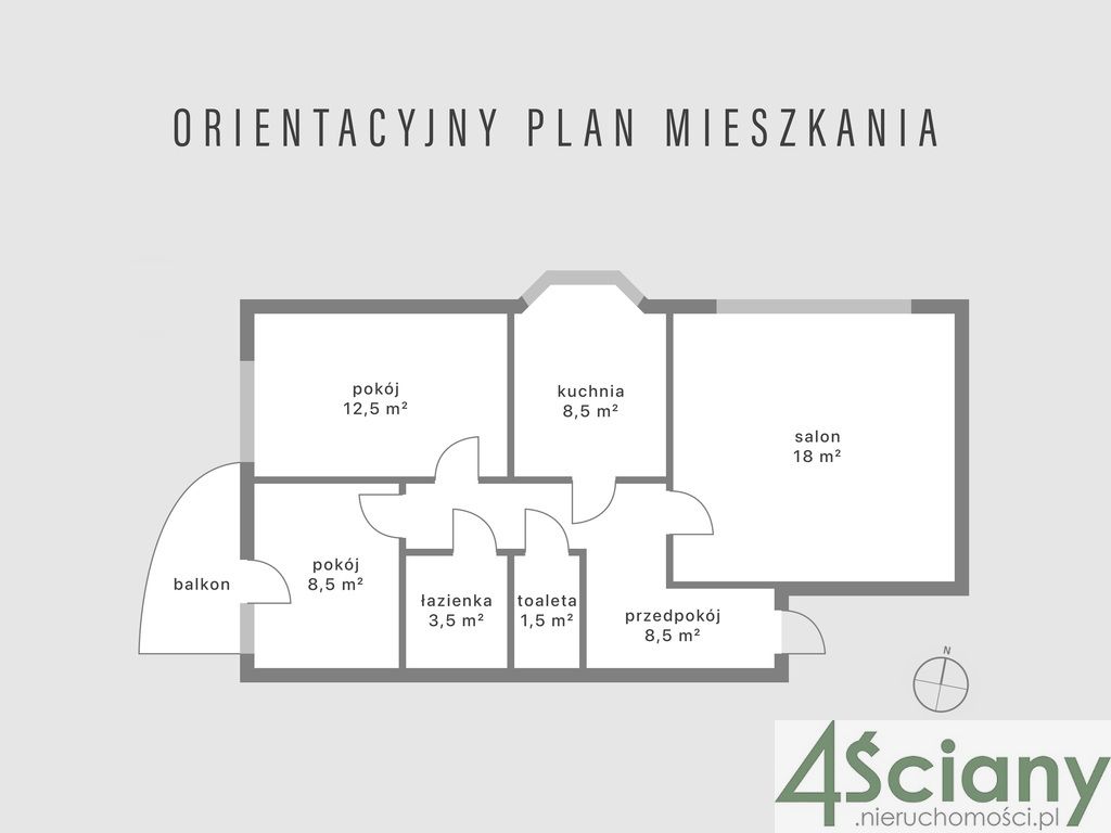 Mieszkanie 3-pokojowe Warszawa Ursus, ul. Królów Polskich. Zdjęcie 14