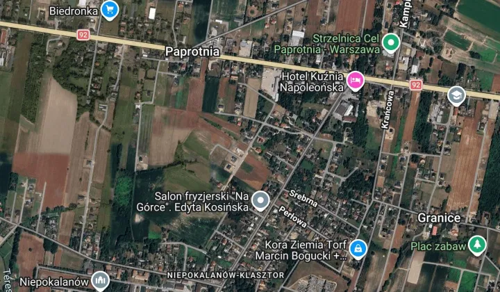 Działka budowlana Paprotnia, ul. Radosna