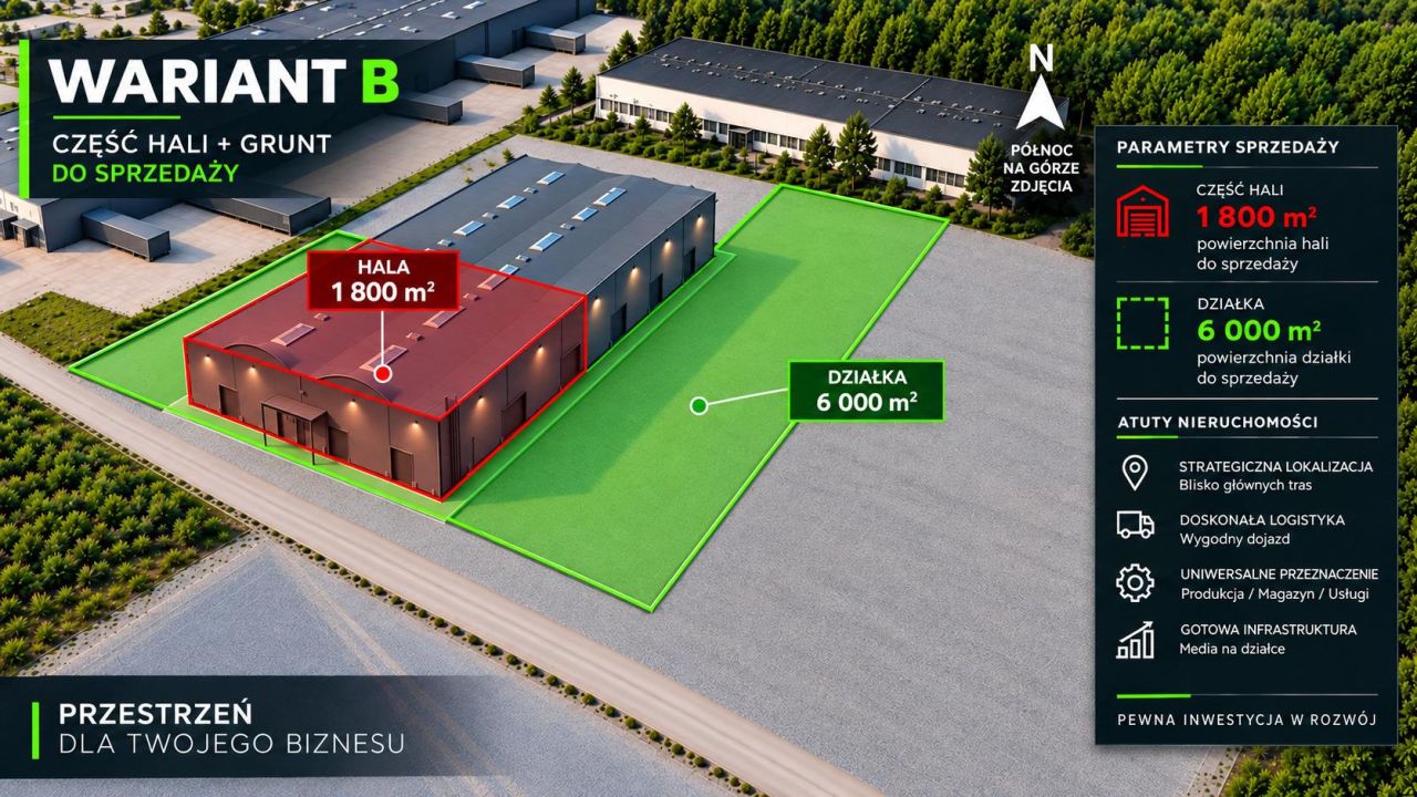 Hala/magazyn Tarnów Piaskówka, ul. Kryształowa. Zdjęcie 4