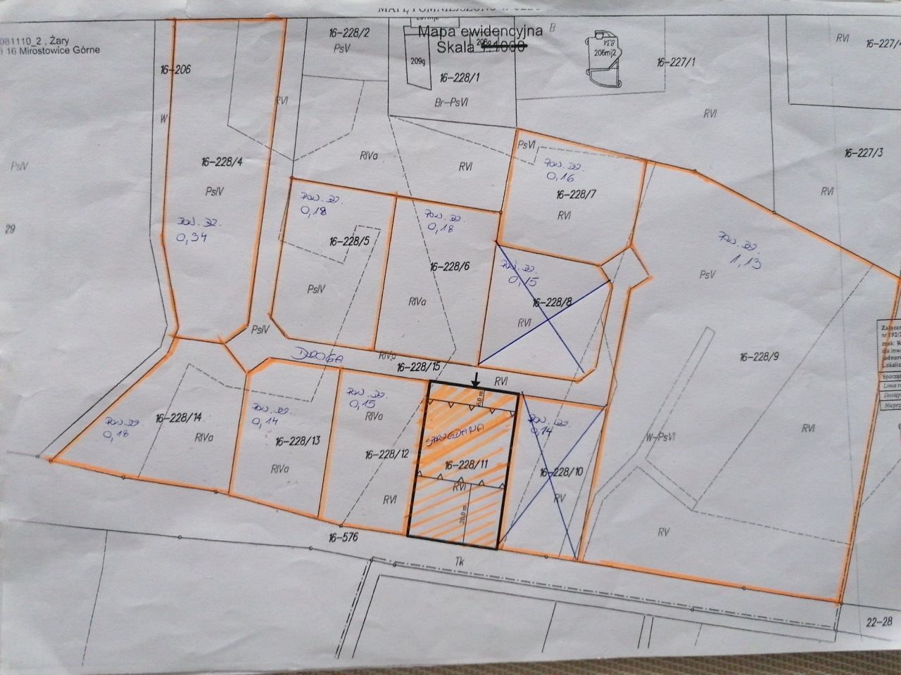 Działka budowlana Mirostowice Górne. Zdjęcie 2