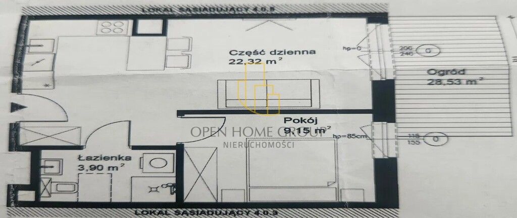 Mieszkanie 2-pokojowe Wrocław Fabryczna. Zdjęcie 7
