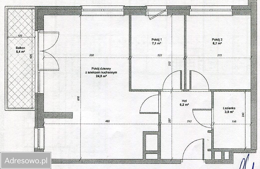 Mieszkanie 3-pokojowe Warszawa Włochy, al. Krakowska. Zdjęcie 3
