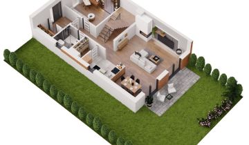 bliźniak, 5 pokoi Bieganów