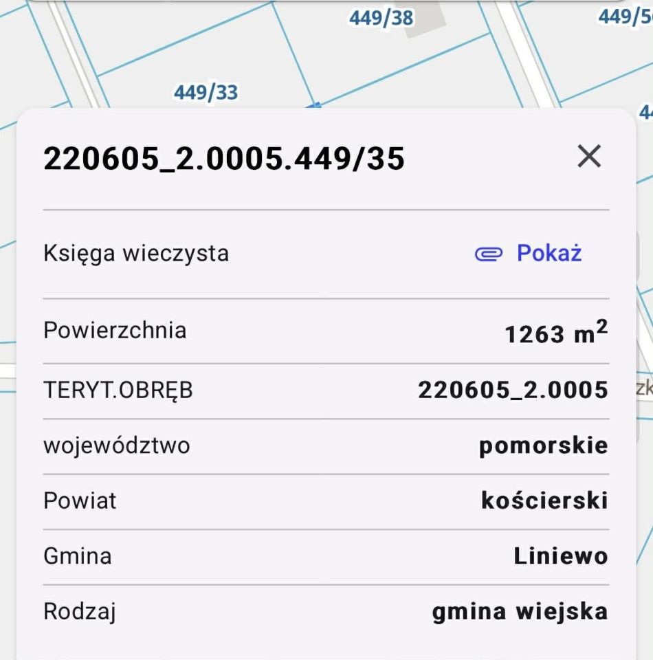 Działka rolno-budowlana Liniewo. Zdjęcie 2