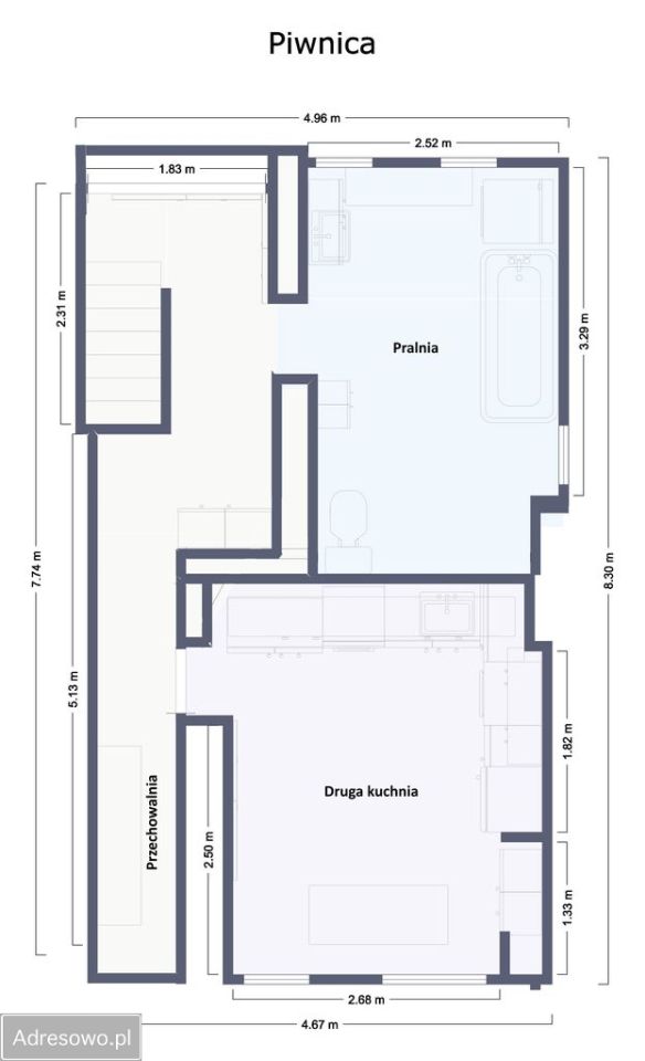 dom szeregowy, 4 pokoje Gdańsk Wrzeszcz, ul. Dzielna. Zdjęcie 15