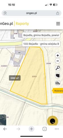 Działka budowlana Bojadła. Zdjęcie 1
