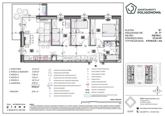 Mieszkanie 4-pokojowe Lublin Sławin. Zdjęcie 2
