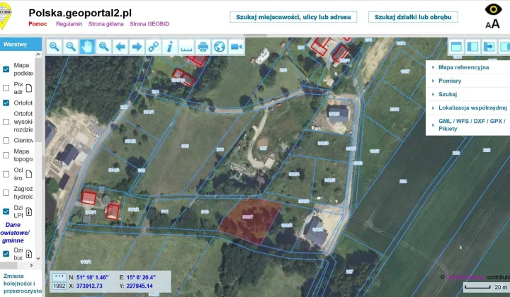 Działka budowlana Trójca