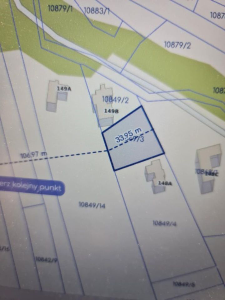 Działka budowlana Nowe Bystre. Zdjęcie 2