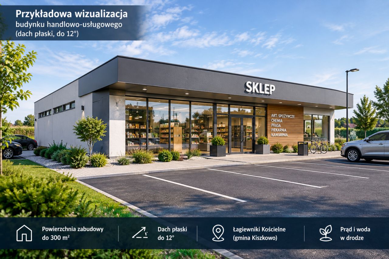 Działka budowlana Łagiewniki Kościelne. Zdjęcie 4