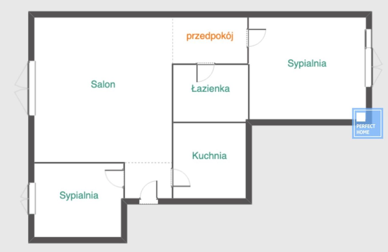 Mieszkanie 3-pokojowe Wałbrzych Piaskowa Góra, ul. Piotra Michałowskiego. Zdjęcie 14