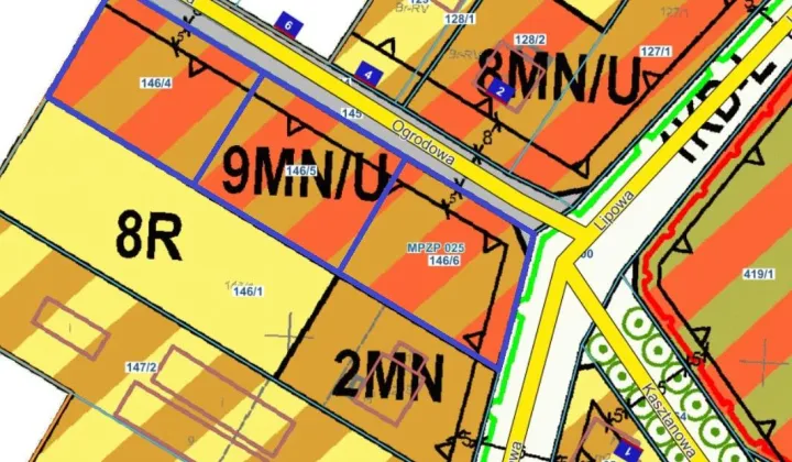 Działka budowlana Popowo Stare, ul. Ogrodowa