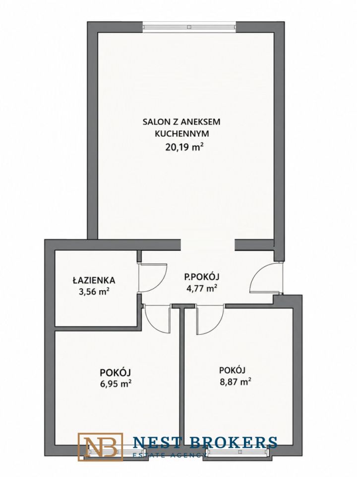 Mieszkanie 3-pokojowe Kraków Krowodrza, ul. Kazimierza Wielkiego. Zdjęcie 12