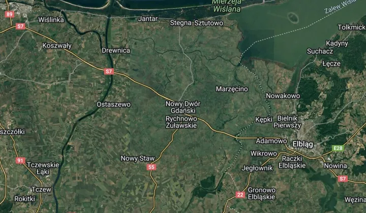 Działka budowlana Nowy Dwór Gdański Centrum, ul. Polna