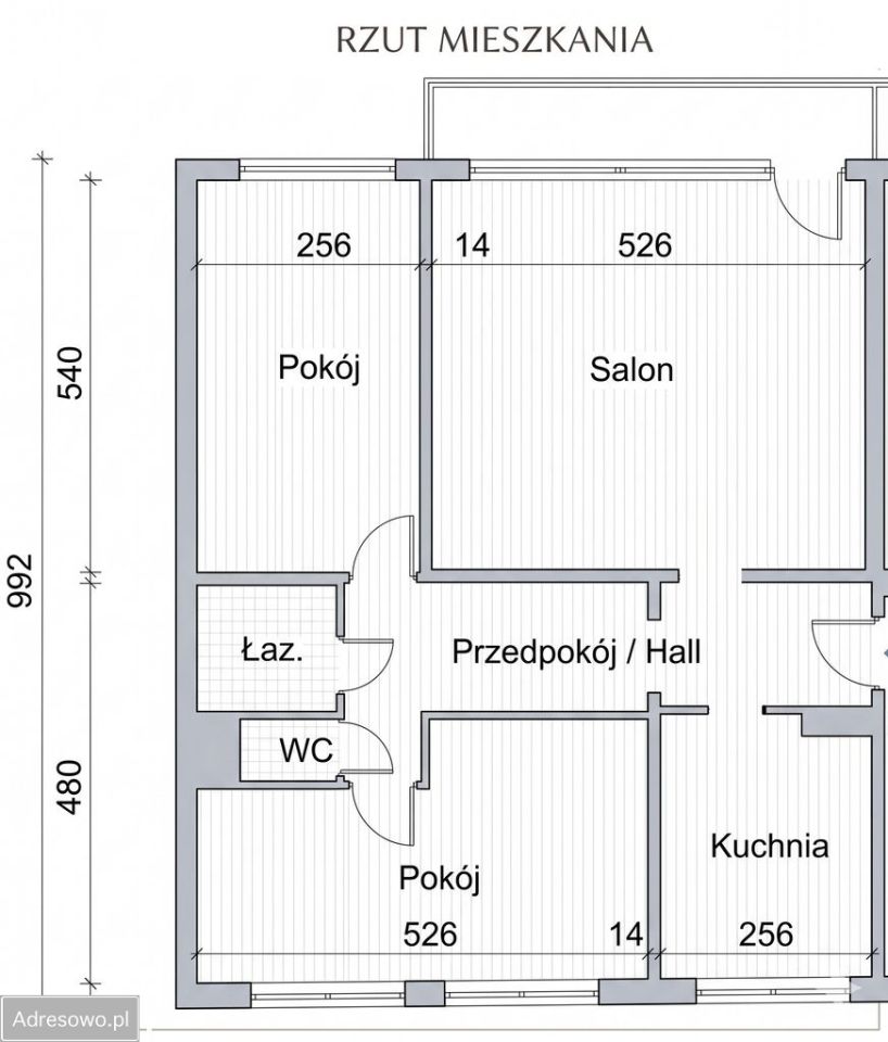 Mieszkanie 3-pokojowe Chrzanów, ul. Trzebińska. Zdjęcie 14