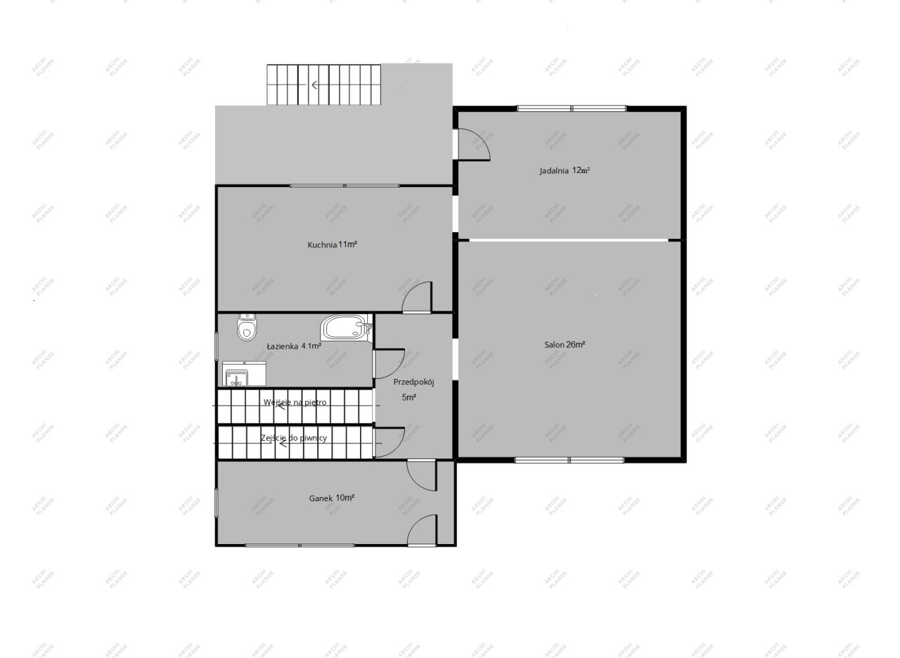 dom wolnostojący, 4 pokoje Jawor, ul. Henryka Sienkiewicza. Zdjęcie 19