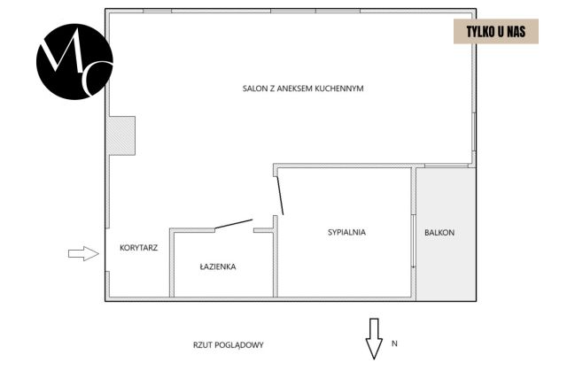 Mieszkanie 2-pokojowe Gdańsk Stare Miasto, ul. św. Barbary. Zdjęcie 16