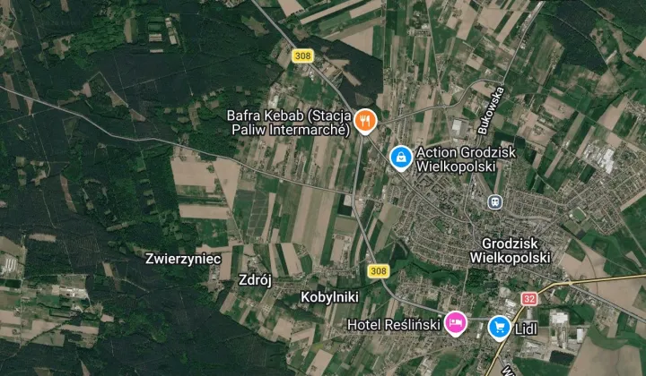 Działka budowlana Grodzisk Wielkopolski, ul. Kąkolewska
