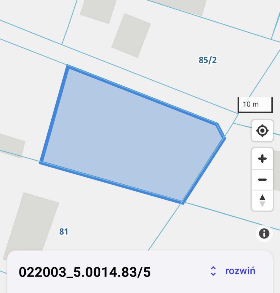 Działka budowlana Kobylice. Zdjęcie 2