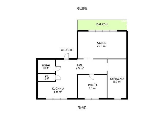 Mieszkanie 3-pokojowe Pabianice, ul. Jadwigi Wajsówny. Zdjęcie 17