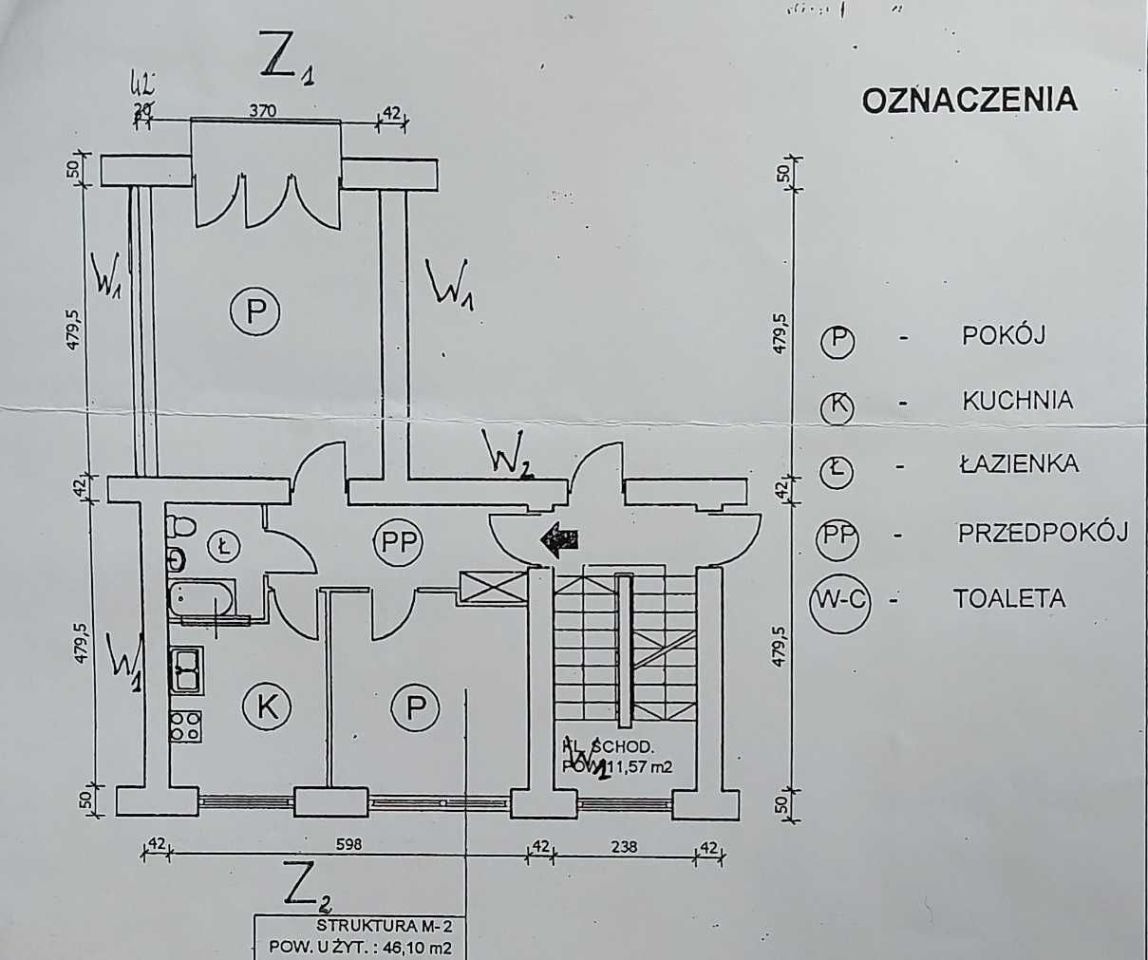Mieszkanie 2-pokojowe Łódź Bałuty, ul. Bydgoska. Zdjęcie 6