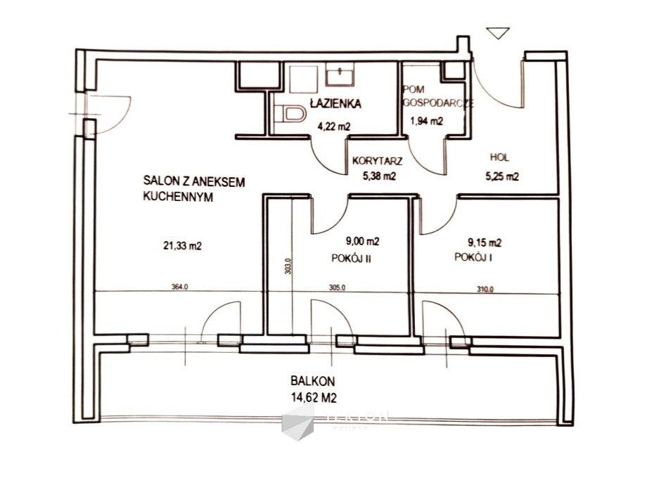 Mieszkanie 3-pokojowe Poznań Grunwald, ul. Jeleniogórska. Zdjęcie 20