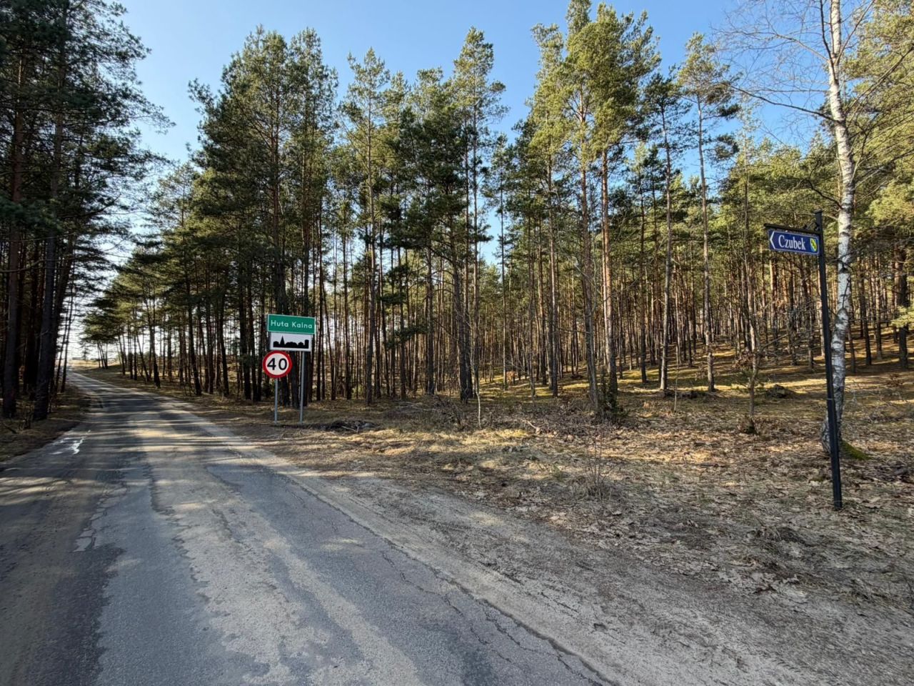 Działka rolna Czarna Woda Huta Kalna. Zdjęcie 4