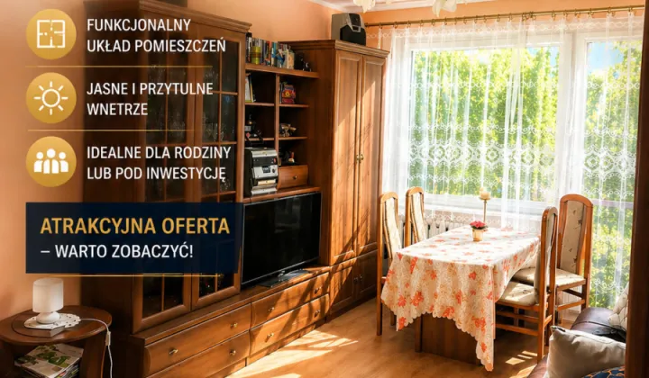 Mieszkanie 3-pokojowe Brodnica, ul. Stanisława Wyspiańskiego