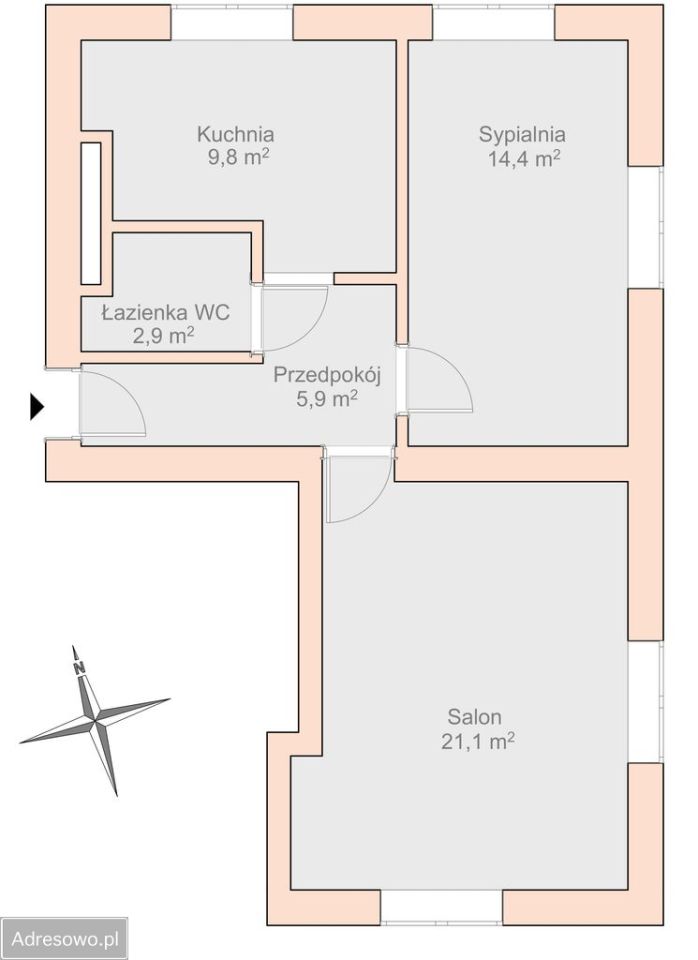 Mieszkanie 2-pokojowe Radom Obozisko, ul. Rodziny Winczewskich. Zdjęcie 16