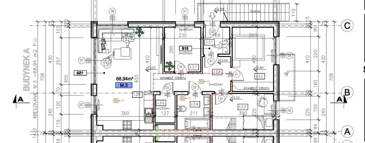 Mieszkanie 4-pokojowe Kraków Bieżanów, ul. Pawła Morawiańskiego. Zdjęcie 30