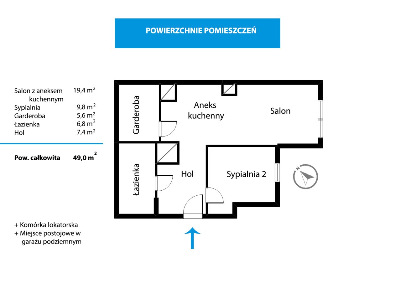 Mieszkanie 2-pokojowe Kraków Zabłocie, ul. Stanisława Klimeckiego. Zdjęcie 10